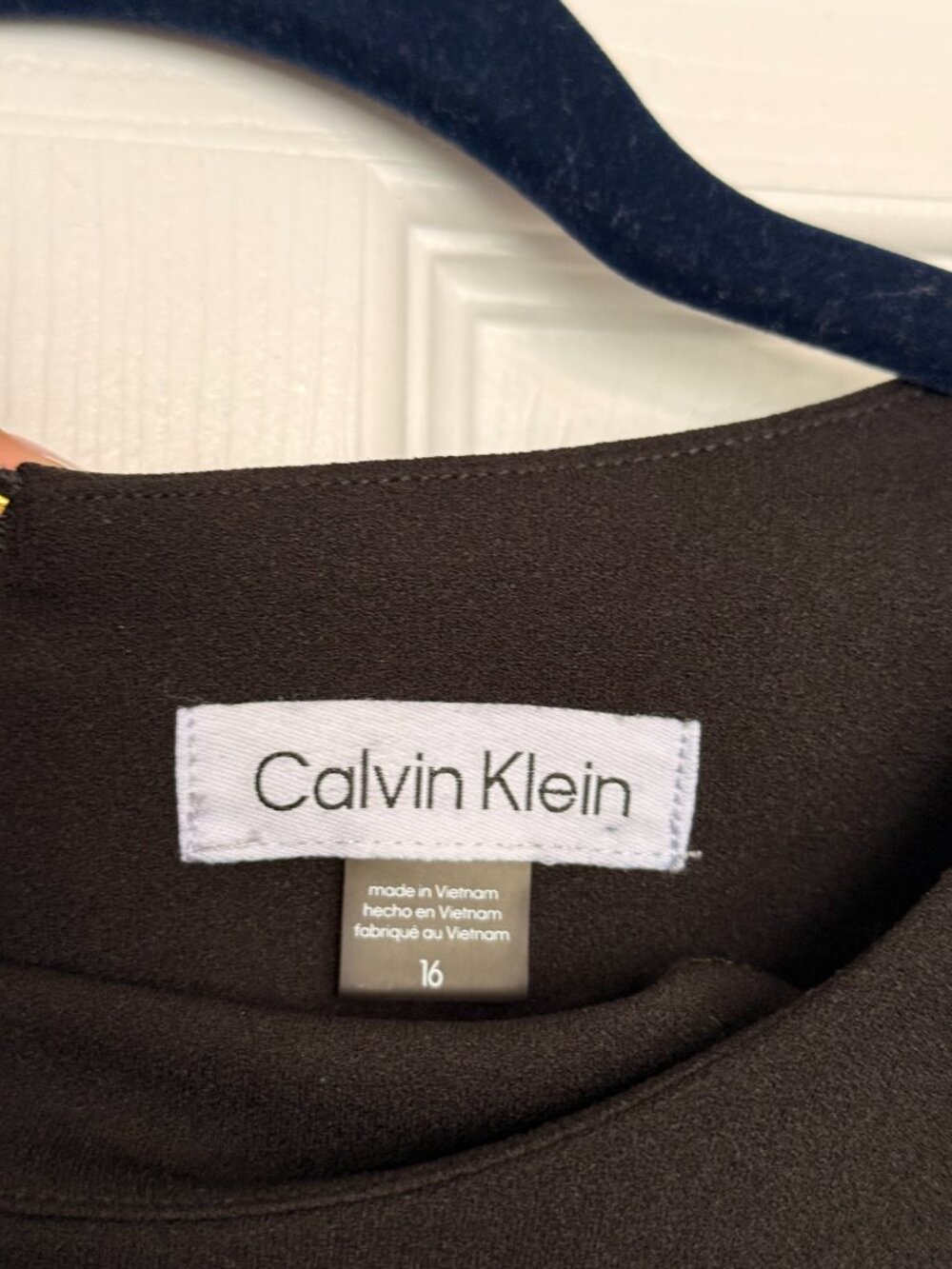 Calvin Klein Black Midi Dress - Picture 3 of 3